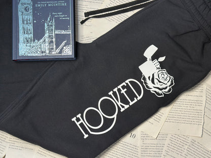 LICENSED Hooked Joggers | A never after series| James Barrie | Wendy Michaels | Dark Romance| Emily McIntire | wretched | hexed| scarred