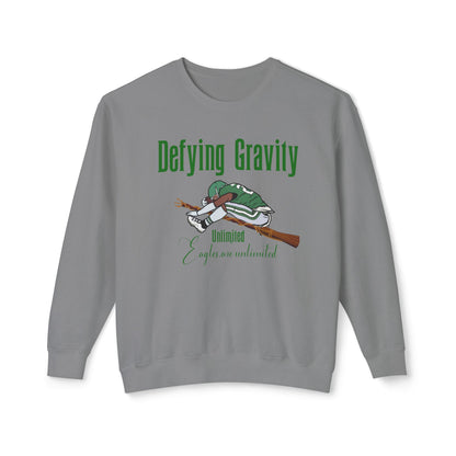 Defying Gravity comfort Colors sweatshirt