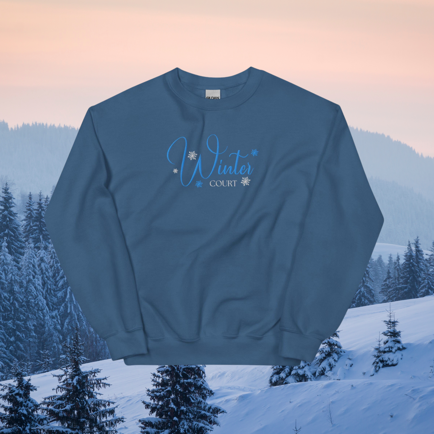 Licensed Winter Court Sweatshirt/ Acotar/ Sarah J Maas/ to the stars who listen/ Prythian/ Feyre Archeron/ Rhysand/ cauldron Blessed