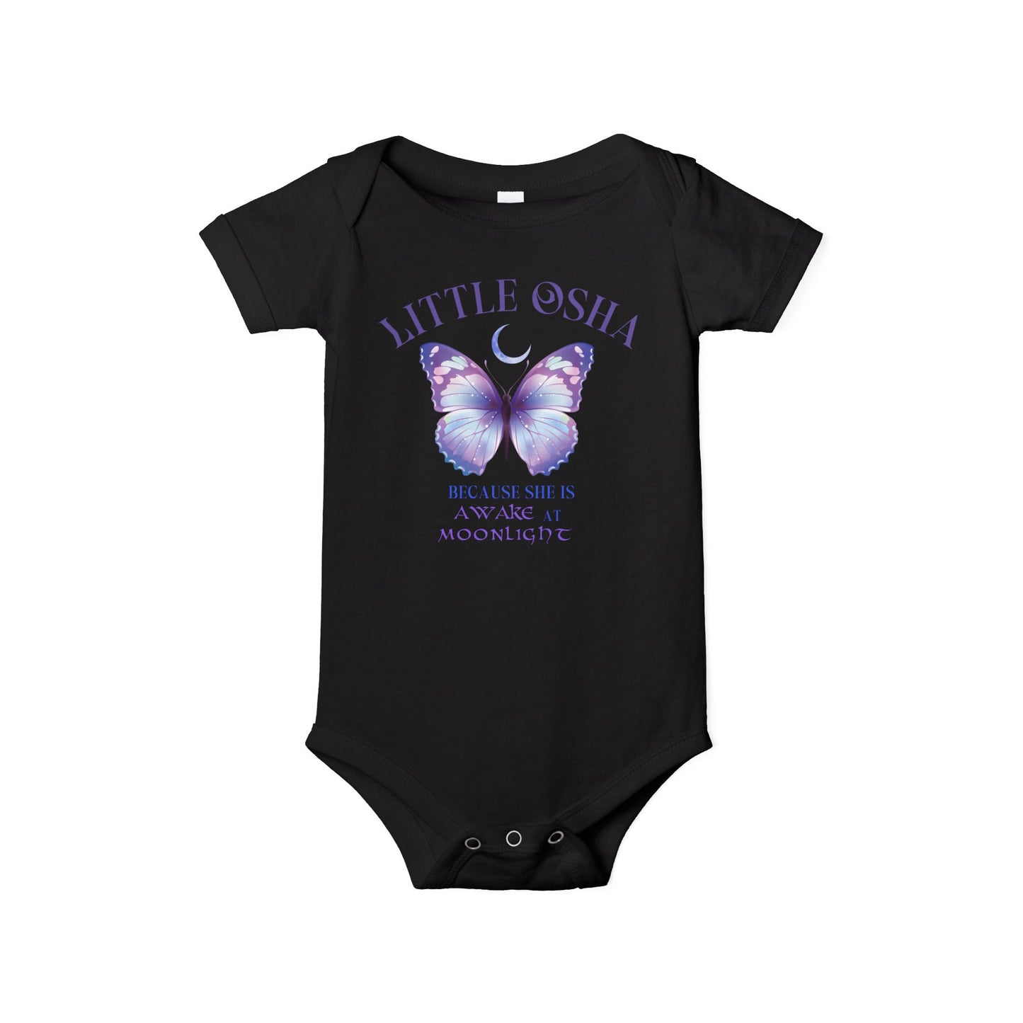 Little Osha Butterfly Infant Onesie Cute Baby Bodysuit for Baby Girls, Newborn Gift, Baby Shower Outfit, Little Osha Design, Milestone