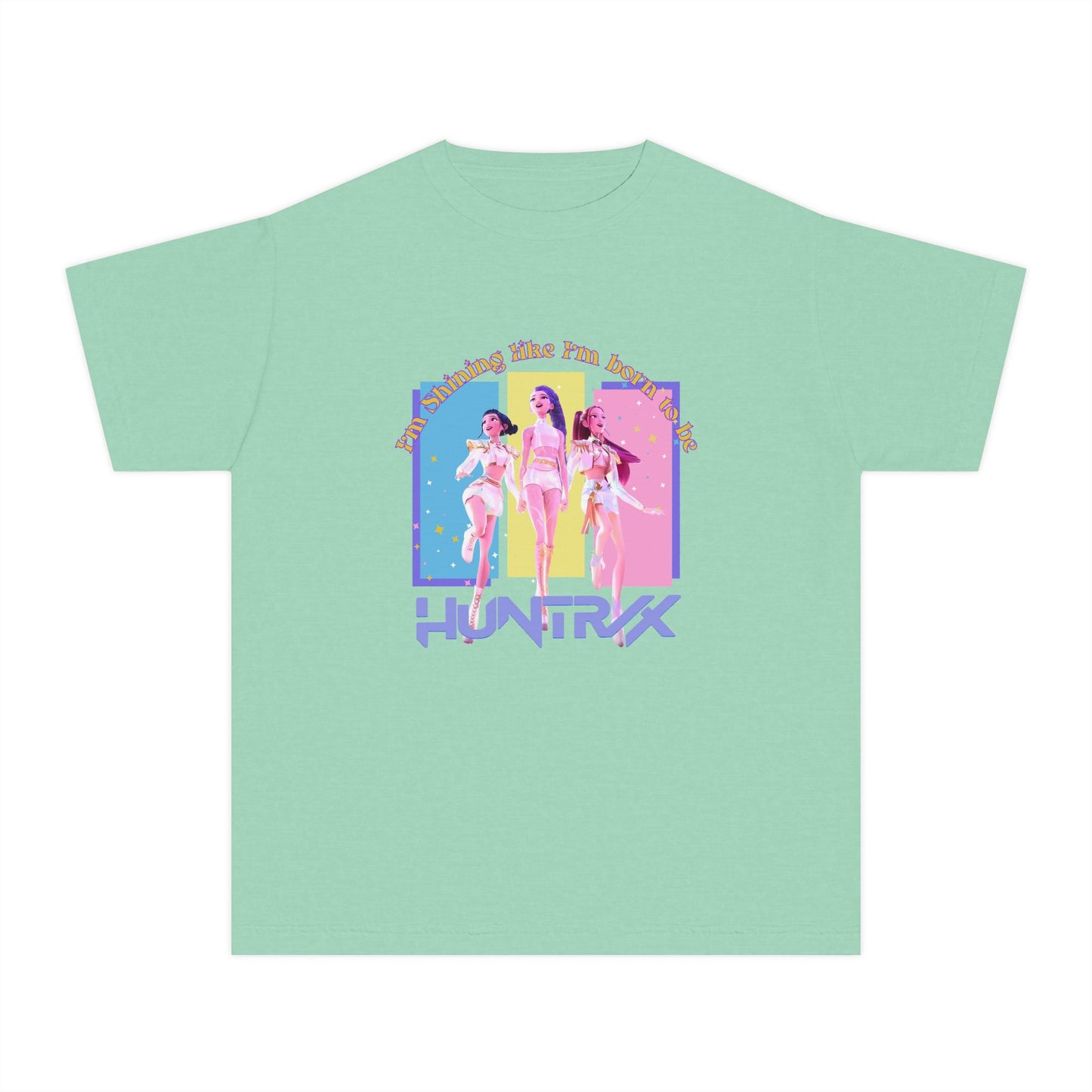 Retro Graphic Youth Midweight Tee, 80s Vibe Shirt, Dance Party T-Shirt, Gift for Kids, Summer Fun Apparel