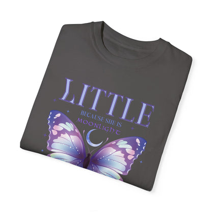 Little Osha Comfort Colors Shirt, Butterfly Moon T-Shirt, Cute Butterfly Tee, Summer Style, Butterfly Lovers Apparel, Magical Graphic Shirt