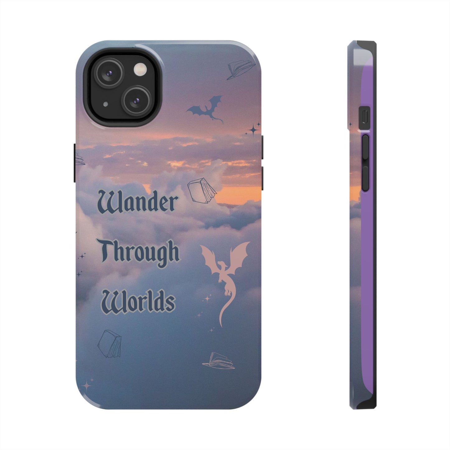 Wander Through Worlds Tough Phone Case | Fantasy Phone Cover, Adventure Gift, Book Lover Accessory, Unique Cellphone Case, Stylish [...]