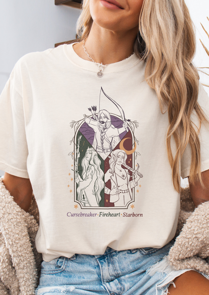 Licensed Maasverse Sweatshirt/ SJM FMC/ Acotar/ Aelin Galanthynius/ Bryce Quinlan/ Feyre Archeron/ Fireheart/ Starborn/ High Lady