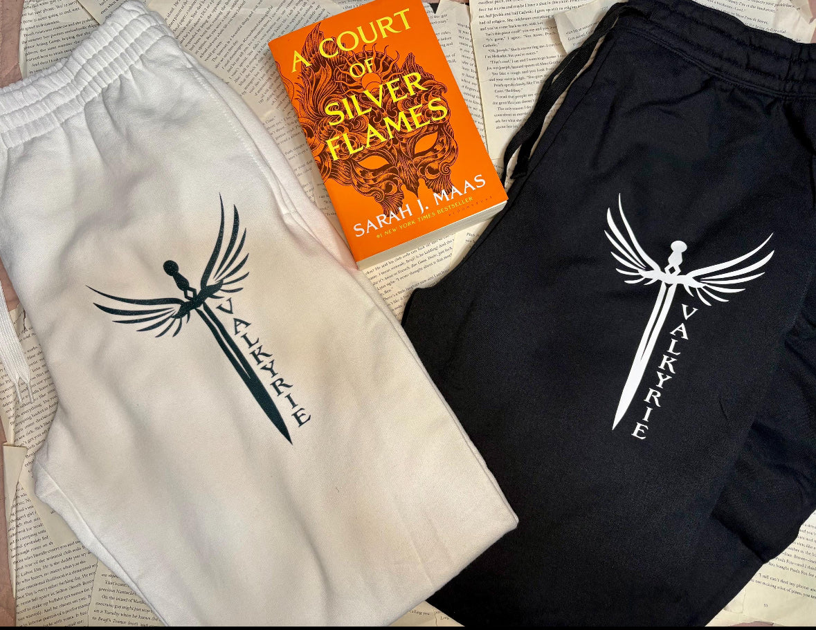 Licensed Valkyrie joggers | ACOTAR inspired | lady death | climb the mountain