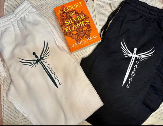 Licensed Valkyrie joggers | ACOTAR inspired | lady death | climb the mountain
