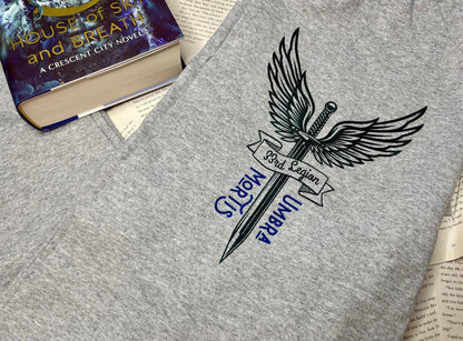 Licensed Umbra Mortis Joggers/ Crescent City shirt/ Umbra Mortis / Shadow of Death/ Crescent city series/ light it up