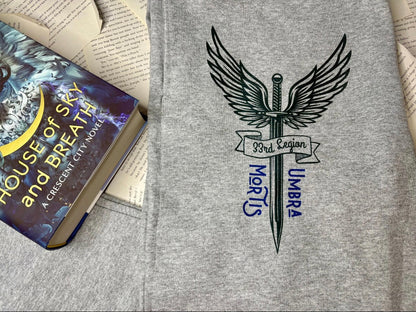 Licensed Umbra Mortis Joggers/ Crescent City shirt/ Umbra Mortis / Shadow of Death/ Crescent city series/ light it up