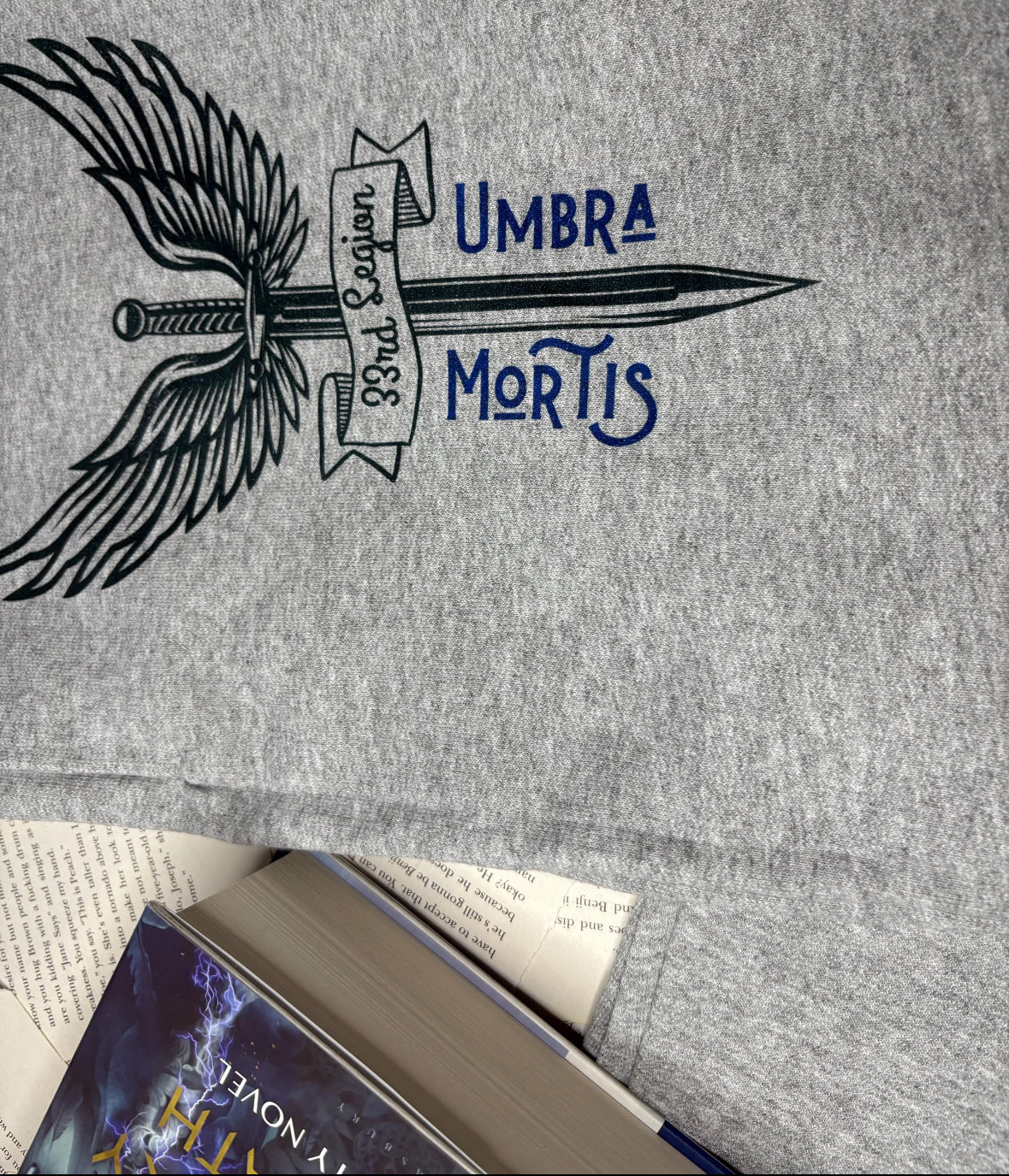 Licensed Umbra Mortis Joggers/ Crescent City shirt/ Umbra Mortis / Shadow of Death/ Crescent city series/ light it up