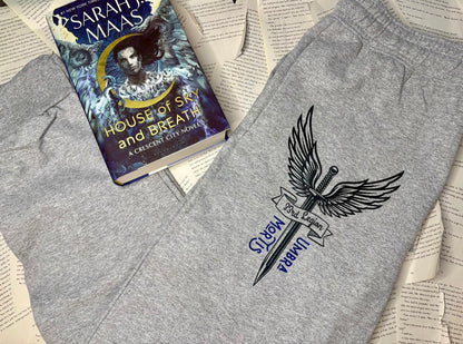 Licensed Umbra Mortis Joggers/ Crescent City shirt/ Umbra Mortis / Shadow of Death/ Crescent city series/ light it up