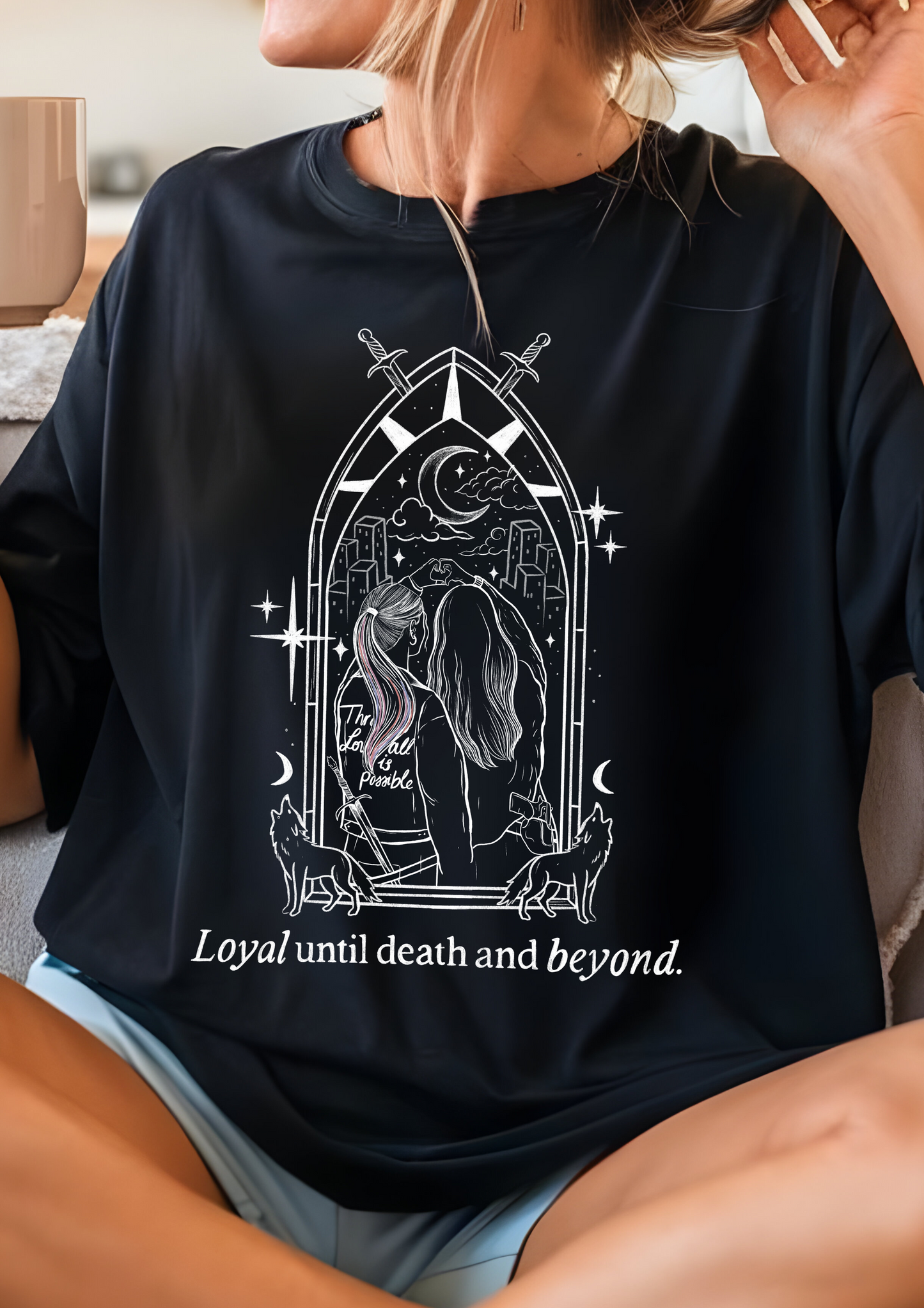 Licensed Loyal Until Death Comfort Colors T-Shirt - Unique Spiritual Design