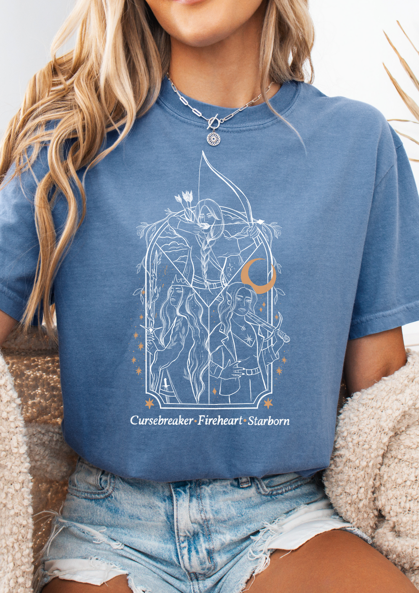 Licensed Sarah J Maas Comfort Colors Shirt / FMC/ lunathion/ Terrasen/ Velaris/ acotar/ Crescent city/ throne of glass