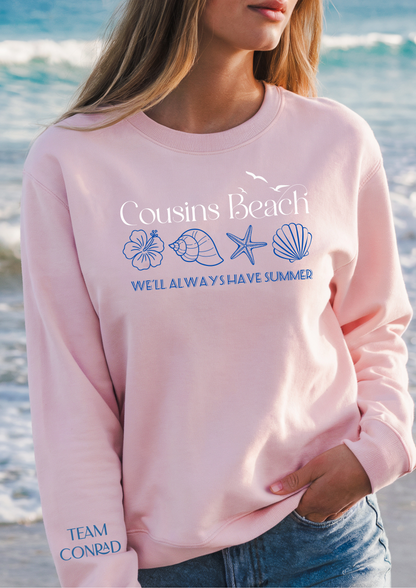 We’ll always have summer embroidered sweatshirt