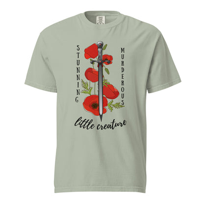 Licensed from blood and ash shirt/ Stunning, murderous, little creature/ Jennifer L Armentrout/ Poppy Balfour/ Casteel D'aneer