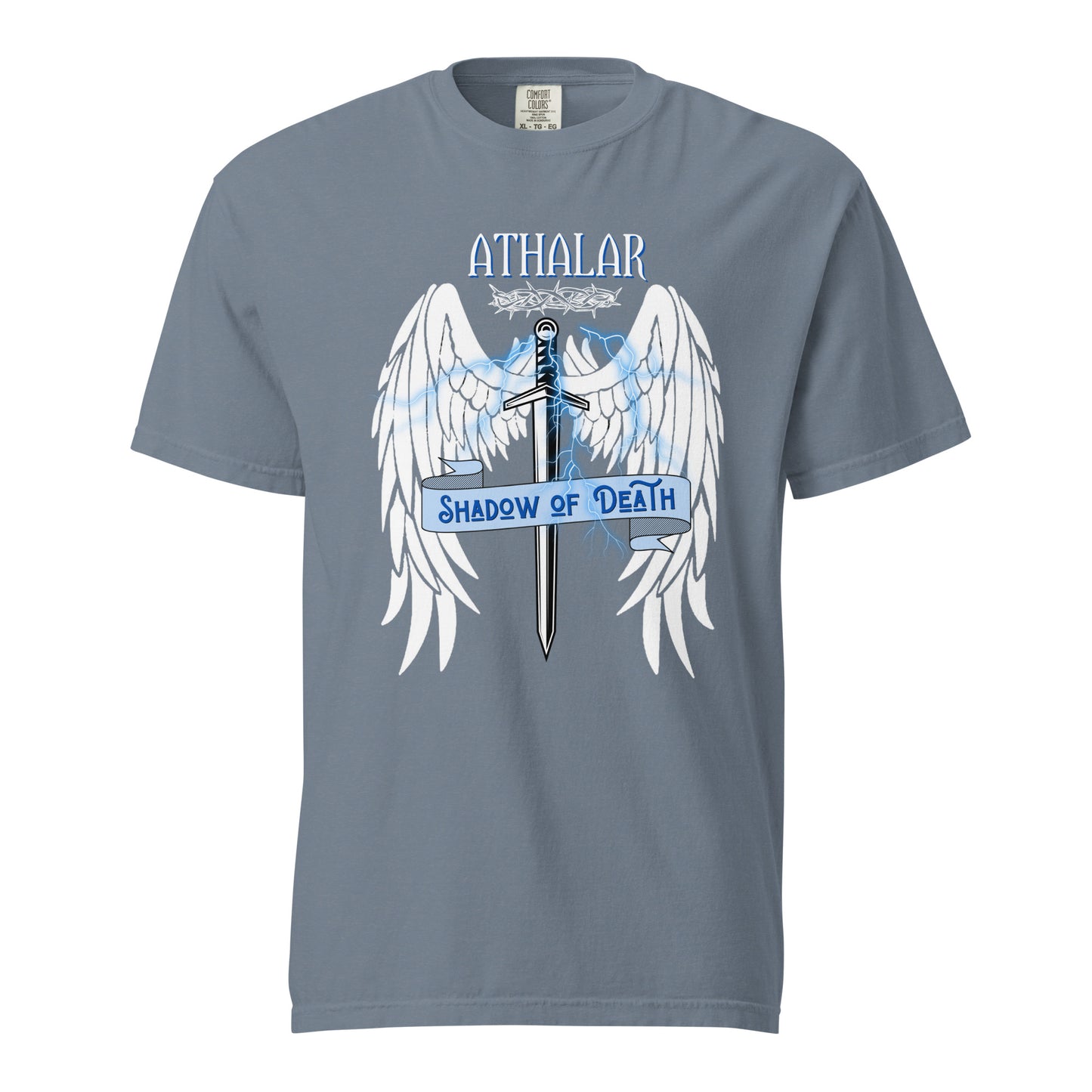 Licensed Hunt Athalar Comfort Colors t-shirt / Crescent City shirt/ Umbra Mortis / Shadow of Death/ Crescent city series/ light it up