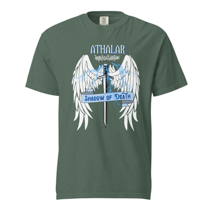 Licensed Hunt Athalar Comfort Colors t-shirt / Crescent City shirt/ Umbra Mortis / Shadow of Death/ Crescent city series/ light it up