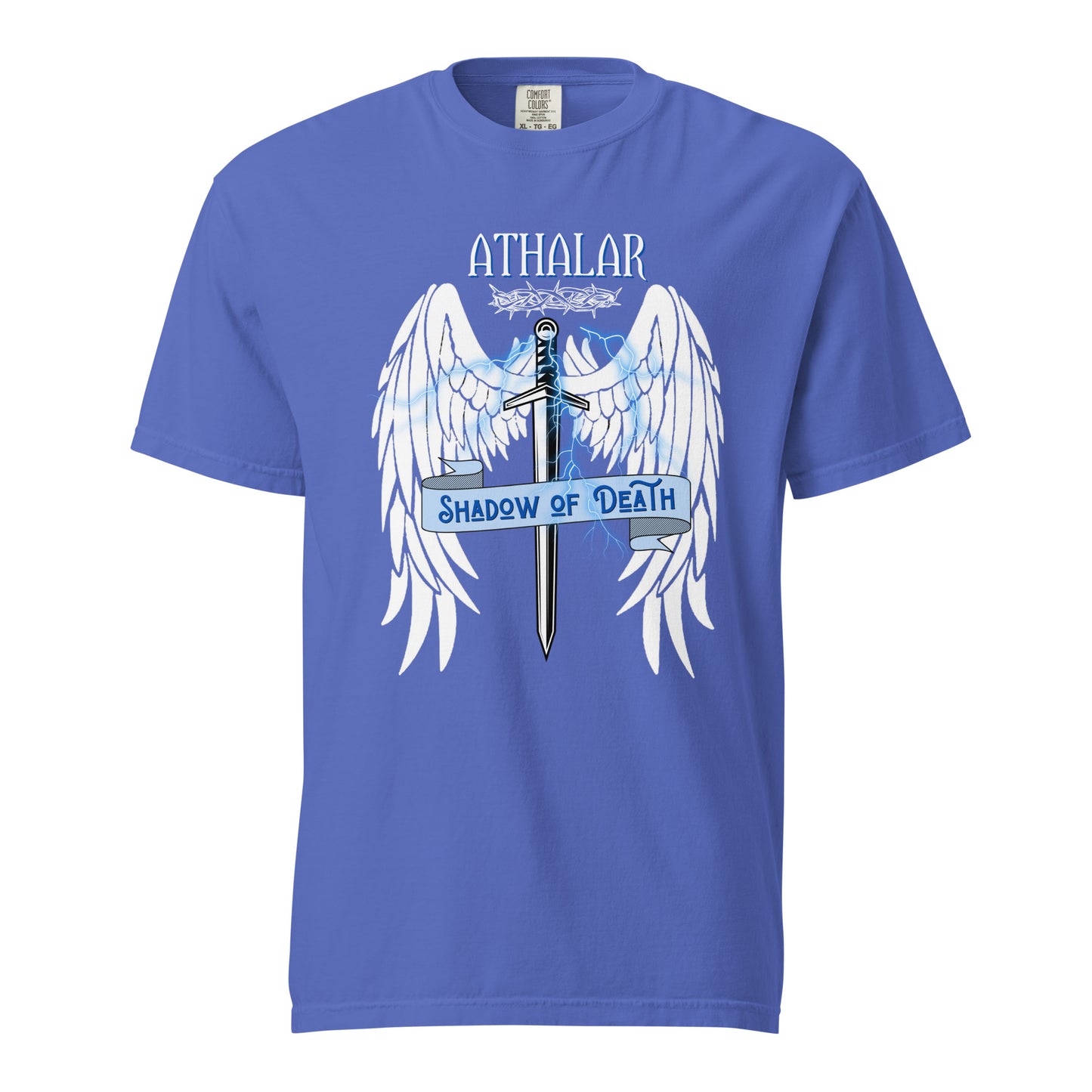 Licensed Hunt Athalar Comfort Colors t-shirt / Crescent City shirt/ Umbra Mortis / Shadow of Death/ Crescent city series/ light it up