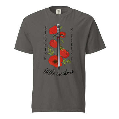 Licensed from blood and ash shirt/ Stunning, murderous, little creature/ Jennifer L Armentrout/ Poppy Balfour/ Casteel D'aneer