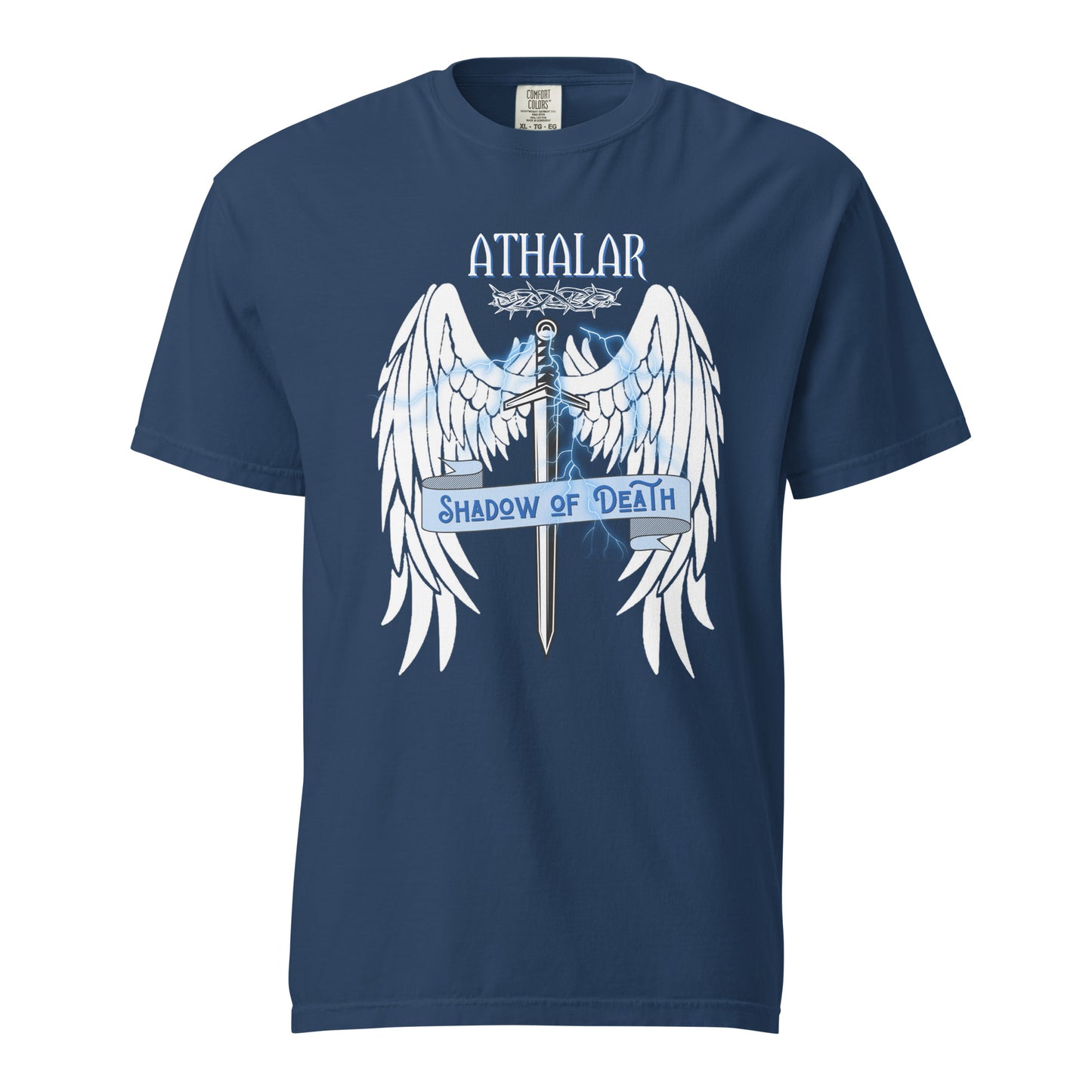 Licensed Hunt Athalar Comfort Colors t-shirt / Crescent City shirt/ Umbra Mortis / Shadow of Death/ Crescent city series/ light it up